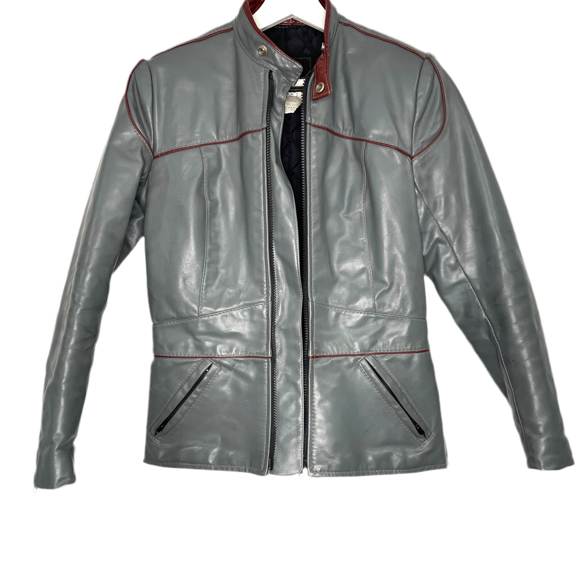 Golden Crown By Bristol - Leather Racer Jacket – The Pegasus Shoppe
