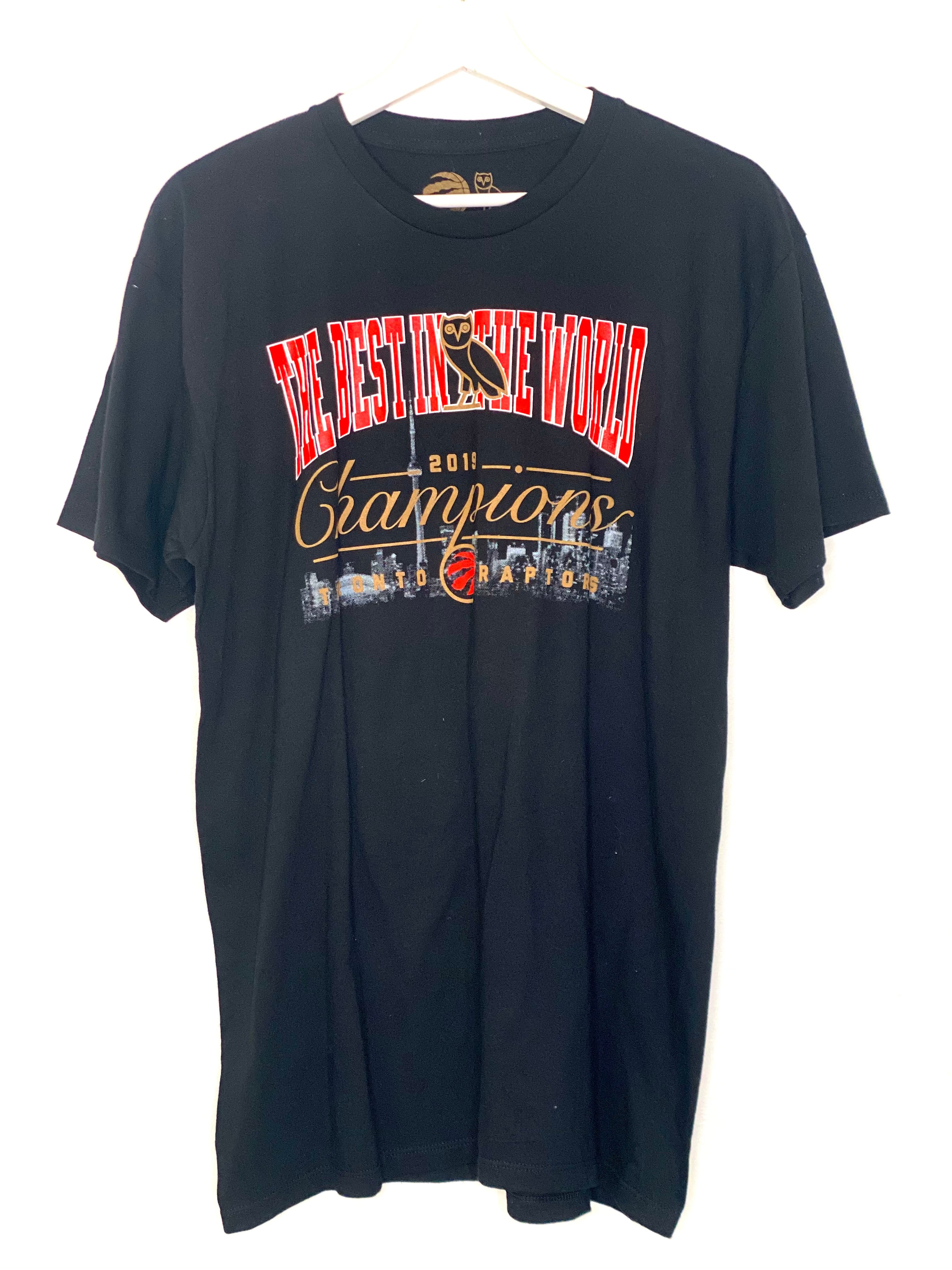 OVO Toronto Raptors Champions T Shirt The Pegasus Shoppe